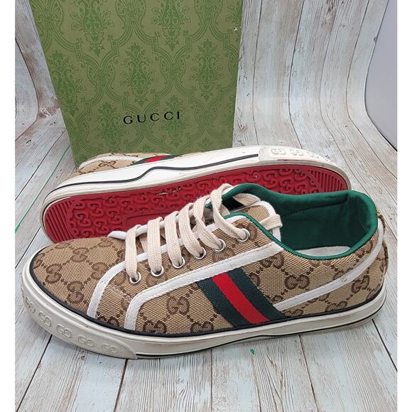 Gucci Tennis 1977 Monogram Sneakers - EU Size 40 / US 7 Authentic Rare main image 4